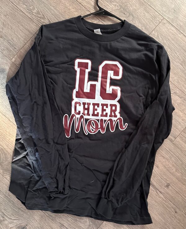 Lady Cowboys Mom Longsleeve - Black|Large